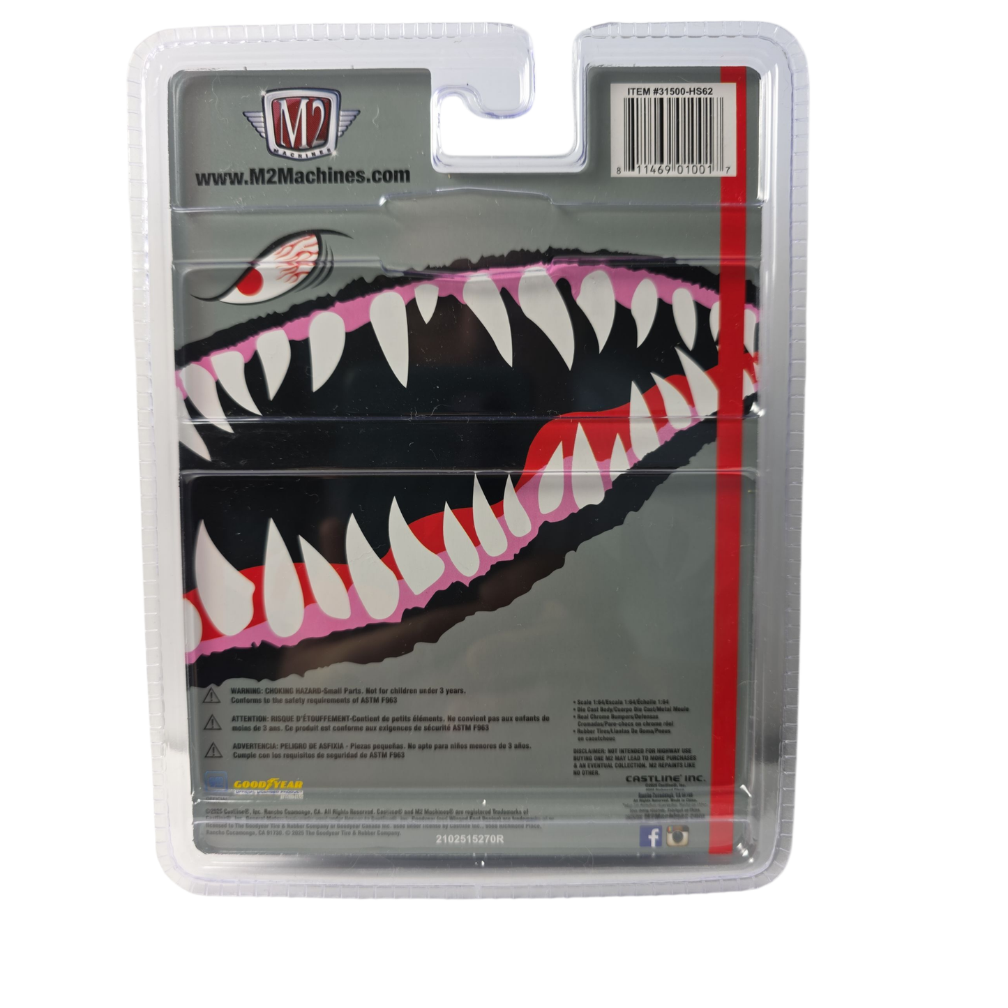 🦈 M2 Machines 1:64 '73 Chevy Cheyenne Super 10 "PFC. HYDE" (Shark Face)