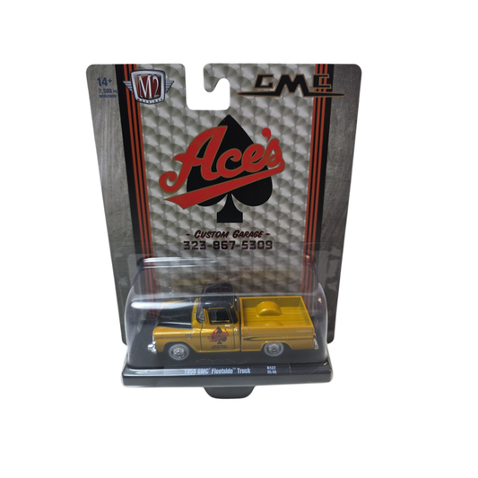 M2 Machines 1:64 Auto-Drivers: 1959 GMC Fleetside Truck - "Ace's Custom Garage"
