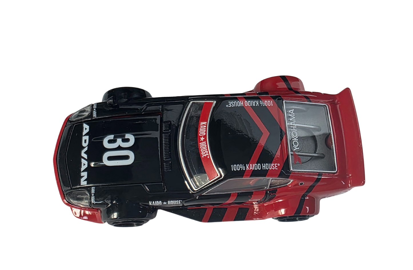 Kaido House x Mini GT 1:64 Nissan Fairlady Z Kaido GT ADVAN – Black