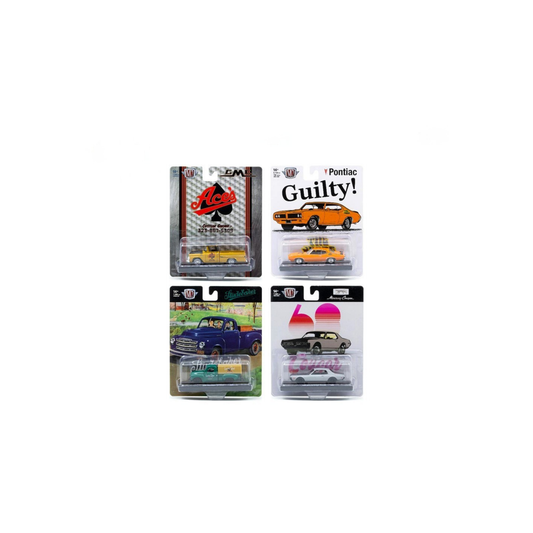 M2 Machines 1:64 Auto-Drivers Release 127 Assortment - The Classic American Powerhouse Collection