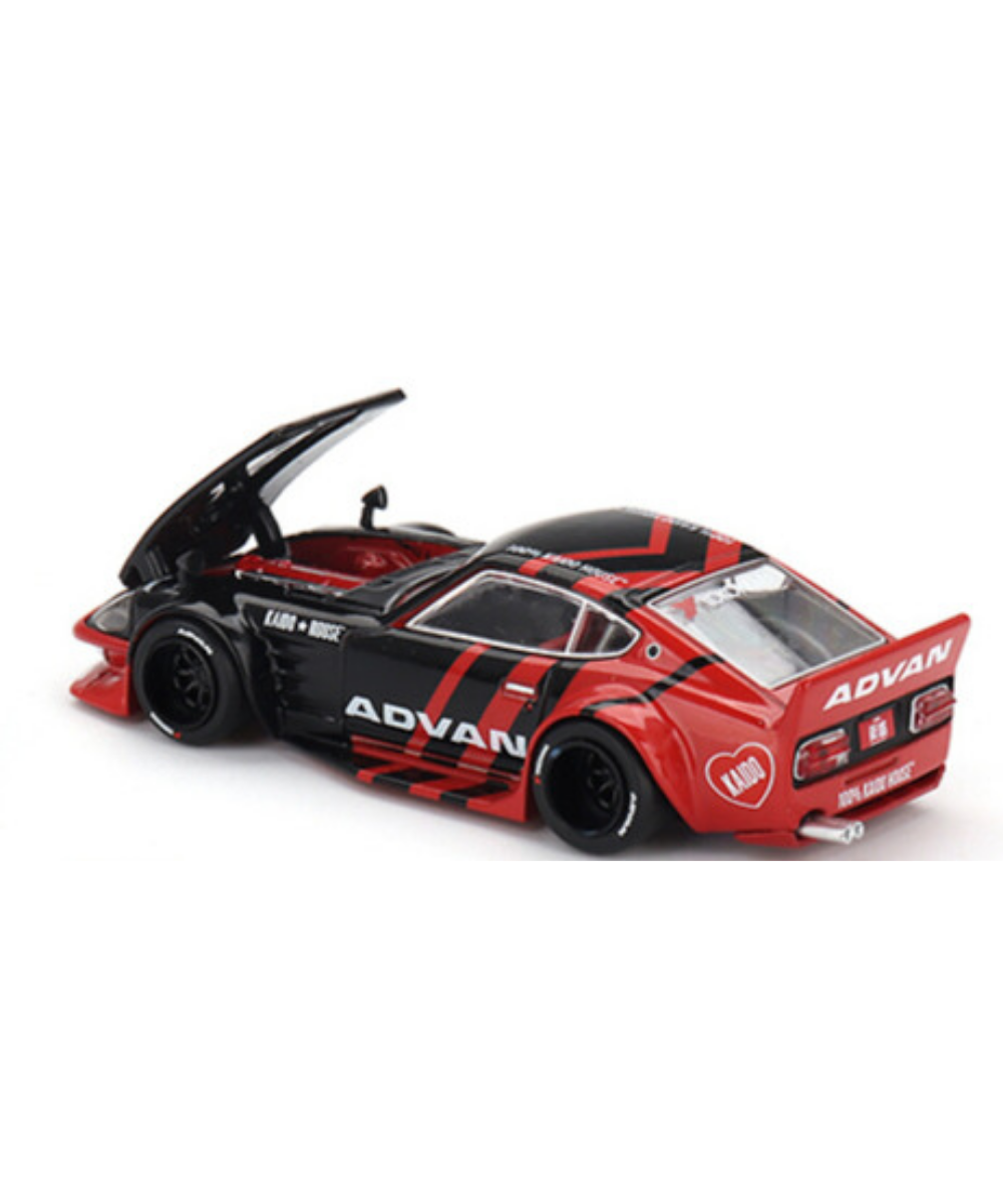 Kaido House x Mini GT 1:64 Nissan Fairlady Z Kaido GT ADVAN – Black
